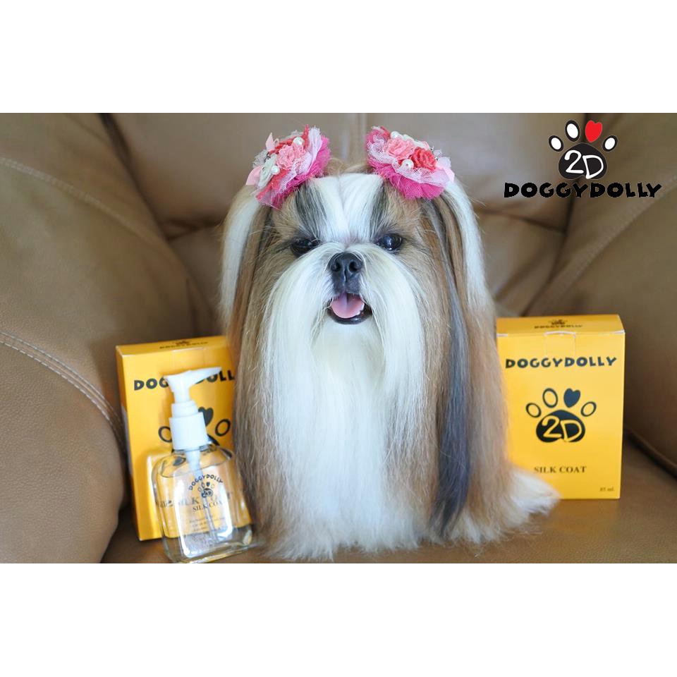 Silky ทรีทเม้นท์บำรุงขนสำรับสุนัข และแมว ยี่ห้อ Silky Doggydolly