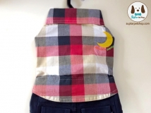เสื้อเชิ๊ตพร้อมกางเกงยีนส์ผ้า รหัสสินค้า C212